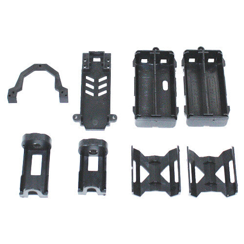 Battery Compartment Assembly+ PCB plate+Upper Deck+PCB Mount for Sumo RC