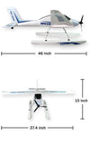 46" Wingspan 4CH RC Sea Plane, Land on Water or Land