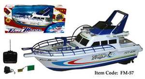 18" Fire Fighting RC Boat FM57 BLUE