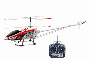 49" FXD 3.5 Channel Gyroscope Metal Frame RC Helicopter with LED lights! (Red)